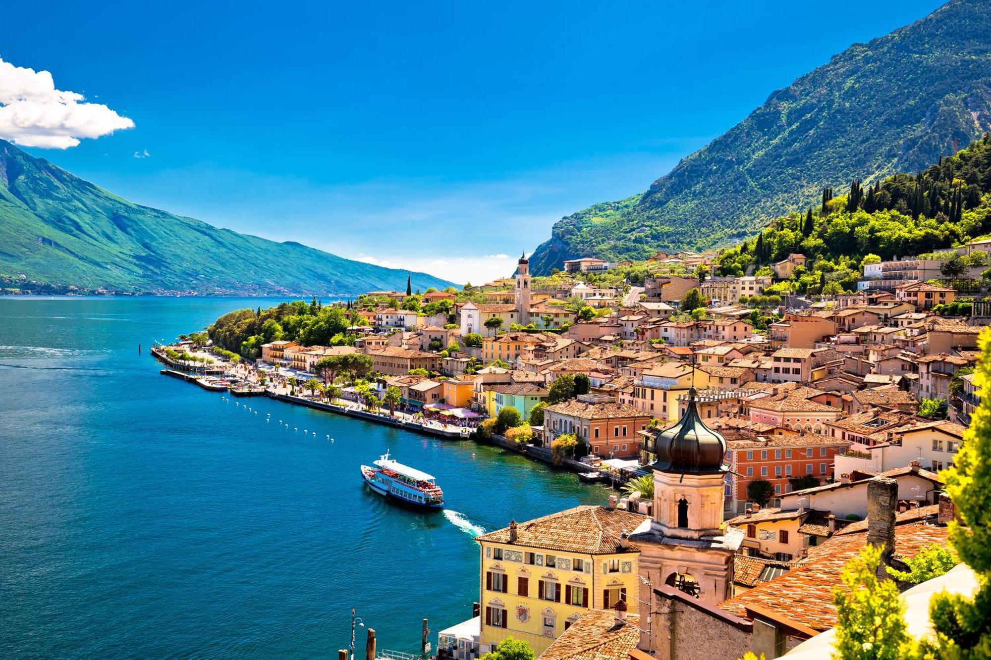 Spiaggia Azzurro -Lakeside With Terrace - Happy Rentals Toscolano Maderno Bagian luar foto